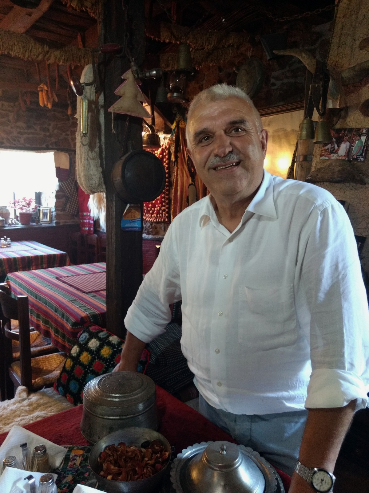 Jemil Haliloglou, owner of Kotani tavern and traditional house